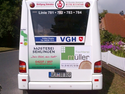 Neuer Sponsor: Tischlerei Müller