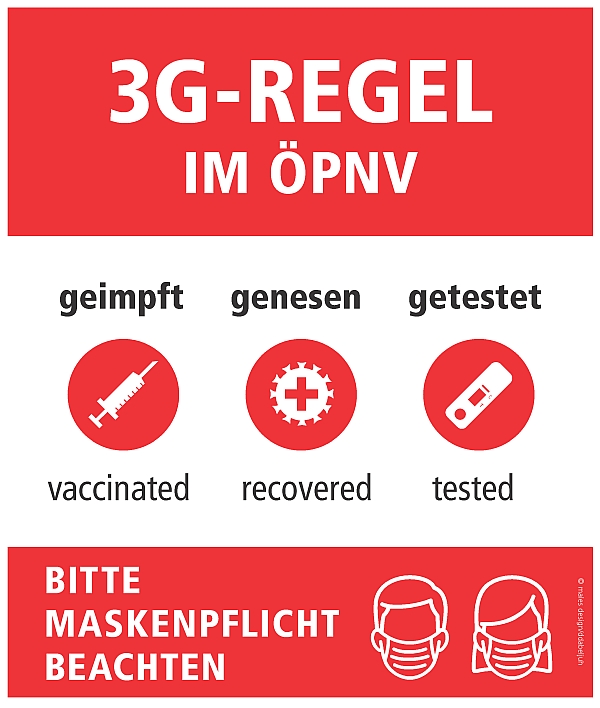 3G-Regel im BürgerBus